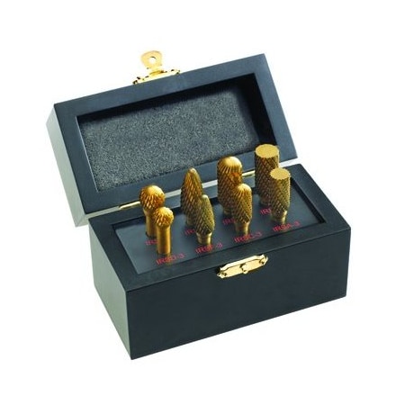 Ingersoll-Rand CARIDE BURR 8PC KIT 1/4" SHANK 1/2" HEAD IR814TIN